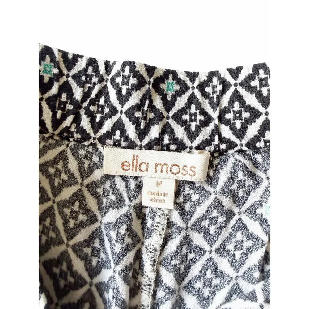 Ella Moss Sun Tile Short in Poppy Black Yellow Short Medium